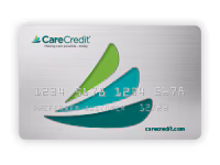 CareCredit card mockup.