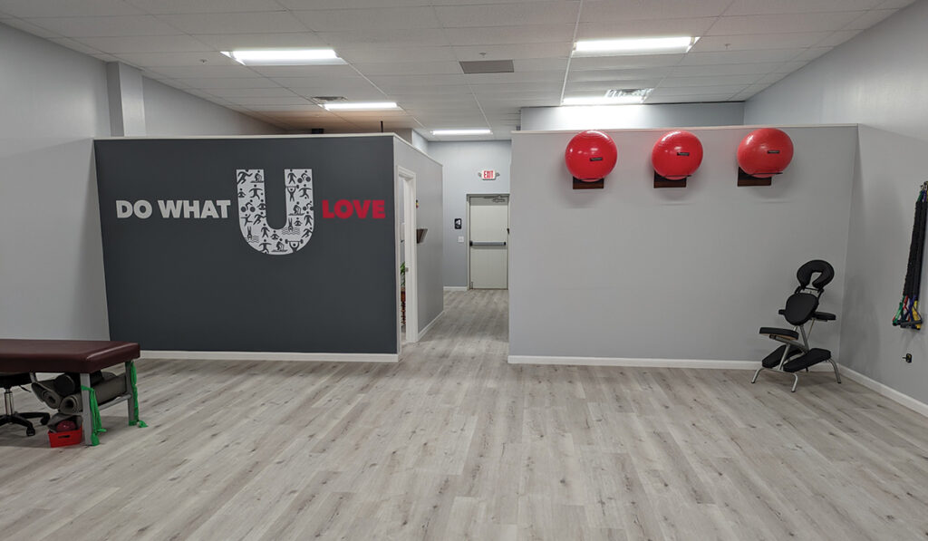 Rehabilitation area at HealthSource of Erie