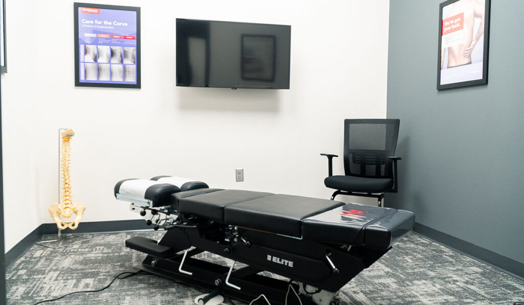 Treatment room at HealthSource of Southwest Lubbock