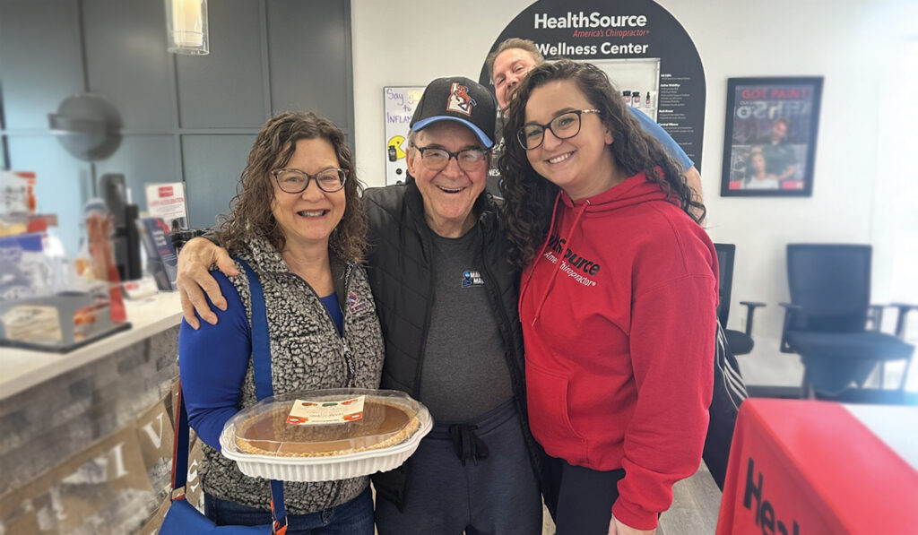 HealthSource of Meridian patients celebrating Pie Day