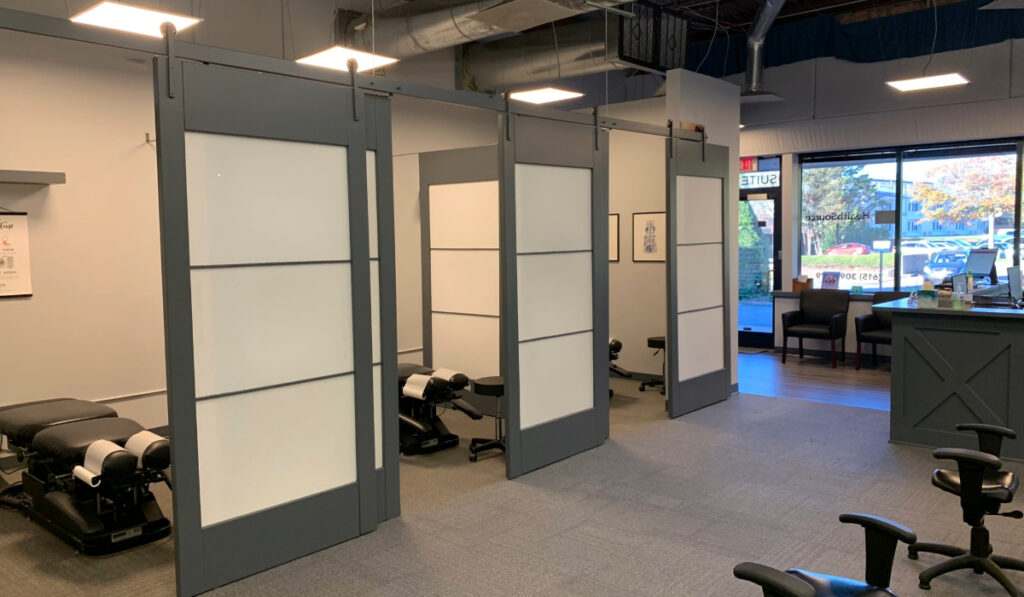 Treatment rooms at HealthSource of Maryland Farms.